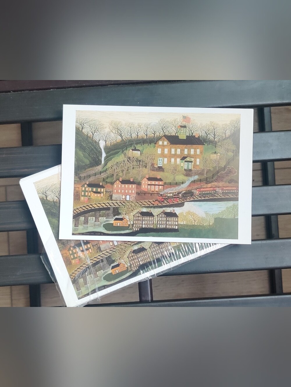 Set Of 10 : Vintage 1997 MoMA Postcards • Joseph Pickett "Manchester Valley"
